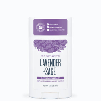 schmidt's deodorant stick 75g lavender + sage