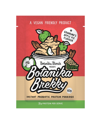 botanika blends botanika brekky probiotic porridge 1kg apple pie