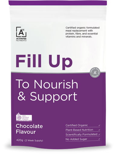 activated nutrients fill up (to support & nourish) chocolate 420g
