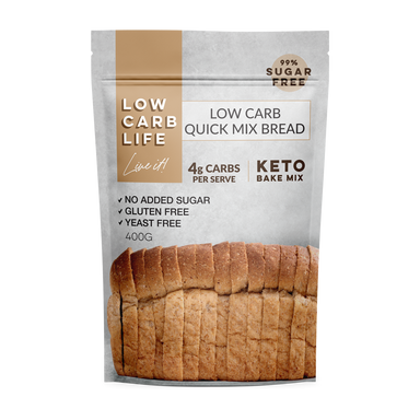 low carb life low carb quick mix bread keto bake mix 400g