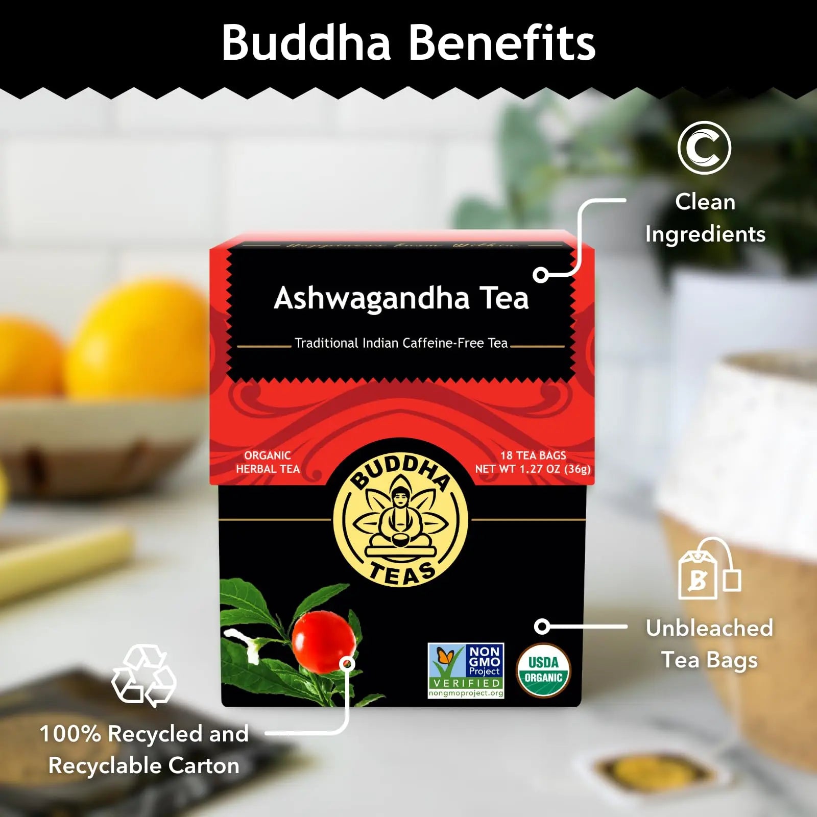 Discover the Benefits of Buddha Teas Organic Ashwagandha Tea from Artisanal Australia Artisanal Australia