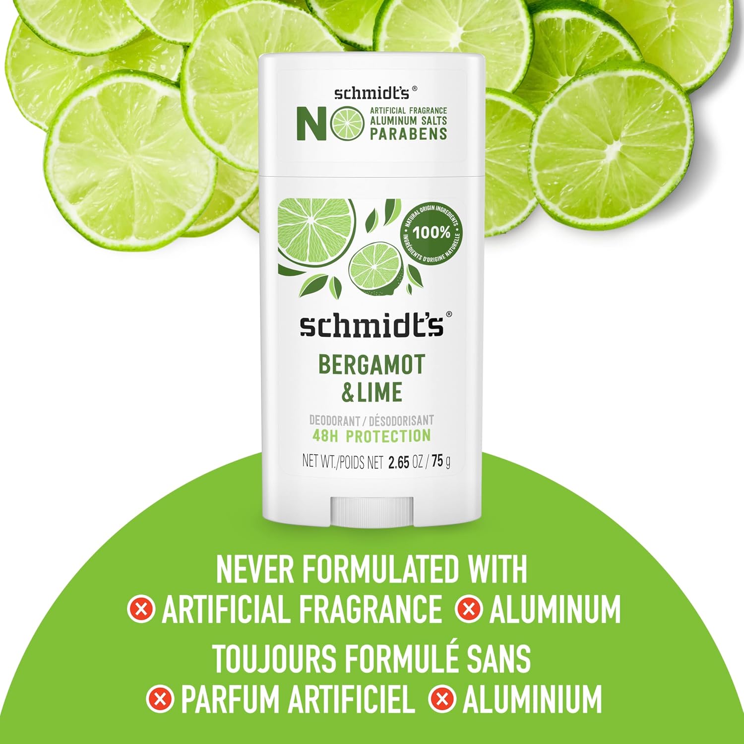 Discover the Freshness of Schmidt’s Bergamot + Lime Deodorant Stick