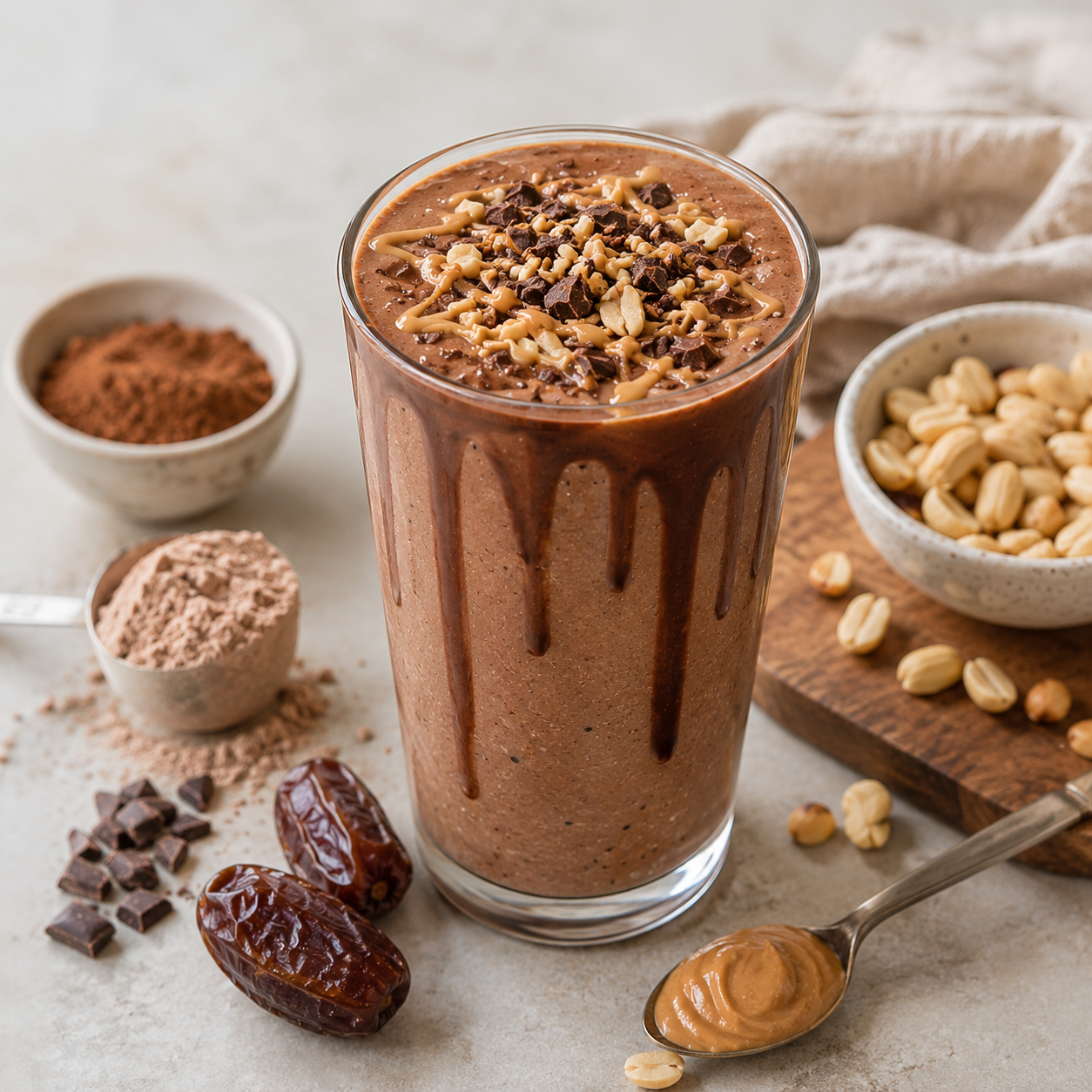 Post-Workout Snickers Smoothie