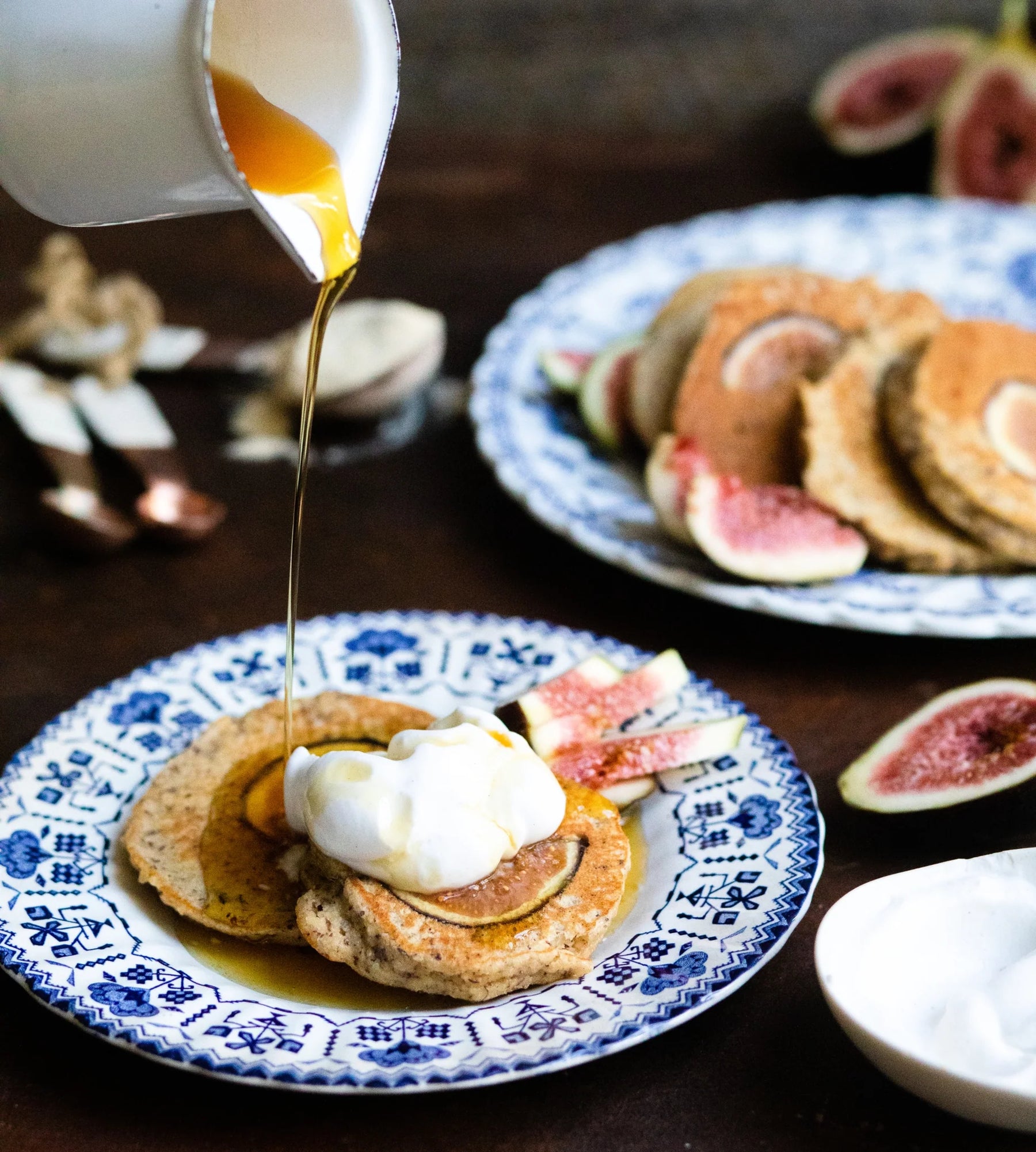 Vanilla Hazelnut & Fig Pancakes