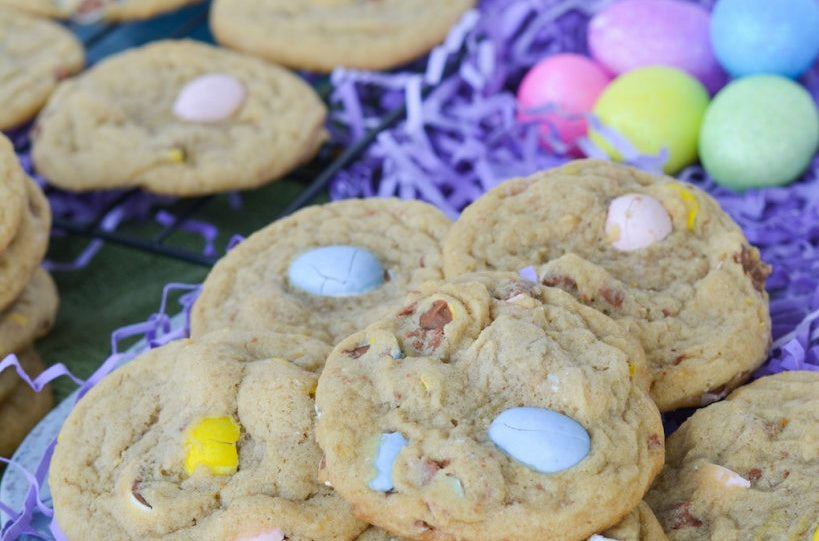 Milk Chocolate Easter Egg Cookies