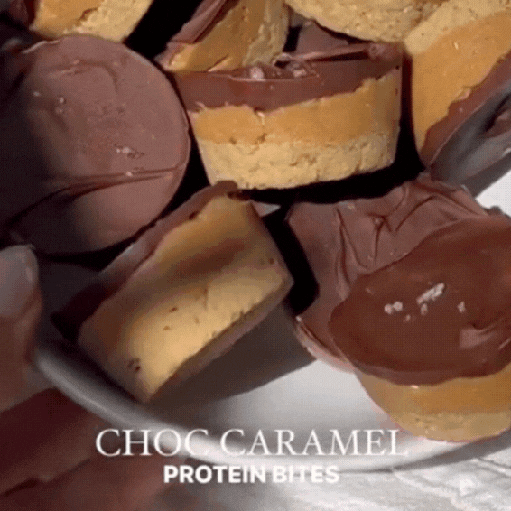 Choc Caramel Protein Bites