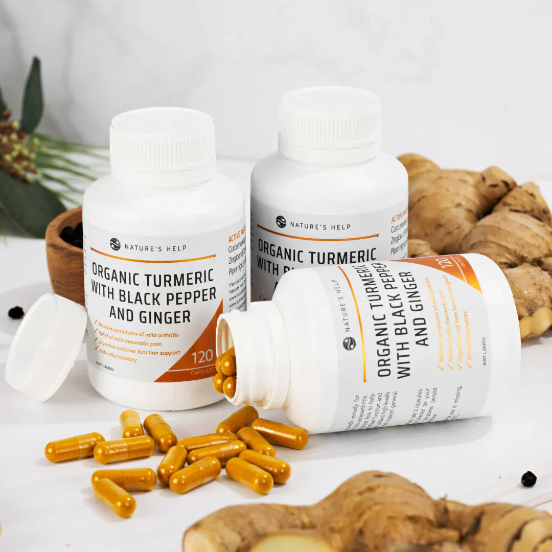 Why Turmeric with Black Pepper & Ginger Is the Most Effective Supplement Combo