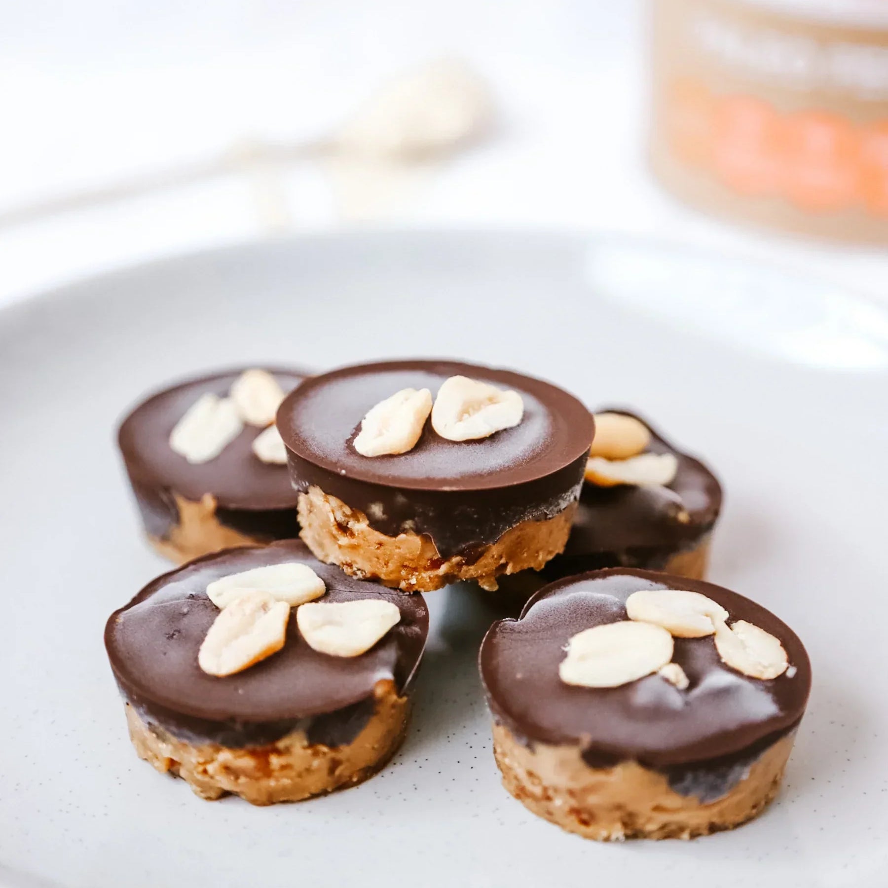 Salted Caramel & Peanut Protein Bites