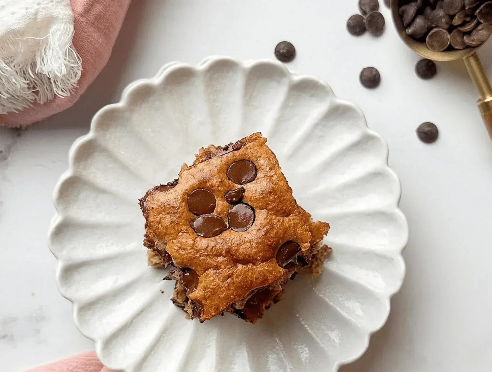 Chocolate Chip Protein Banana Bars