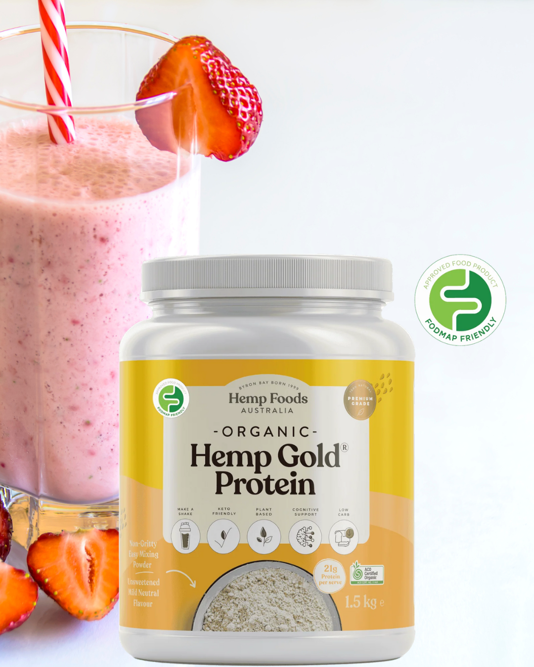 Unlock Clean, Plant-Powered Nutrition with Hemp Foods Australia Organic Hemp Gold Protein