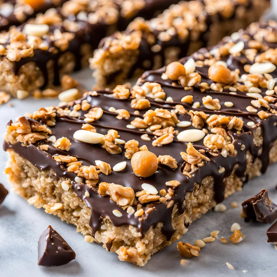 Keto Orange Macadamia Granola Crunch Bars Recipe