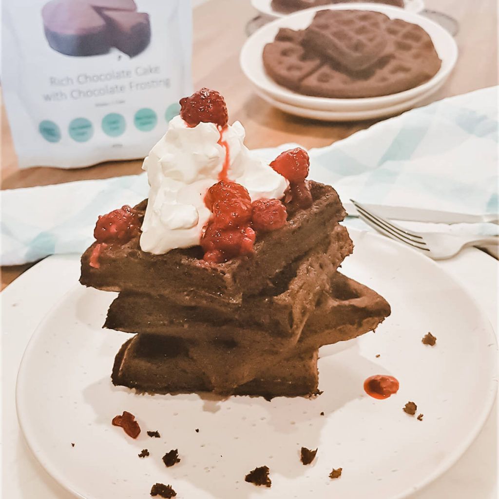 Keto Choc Cake-Waffles