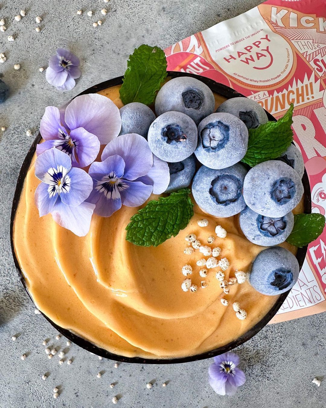 Taro Smoothie Bowl