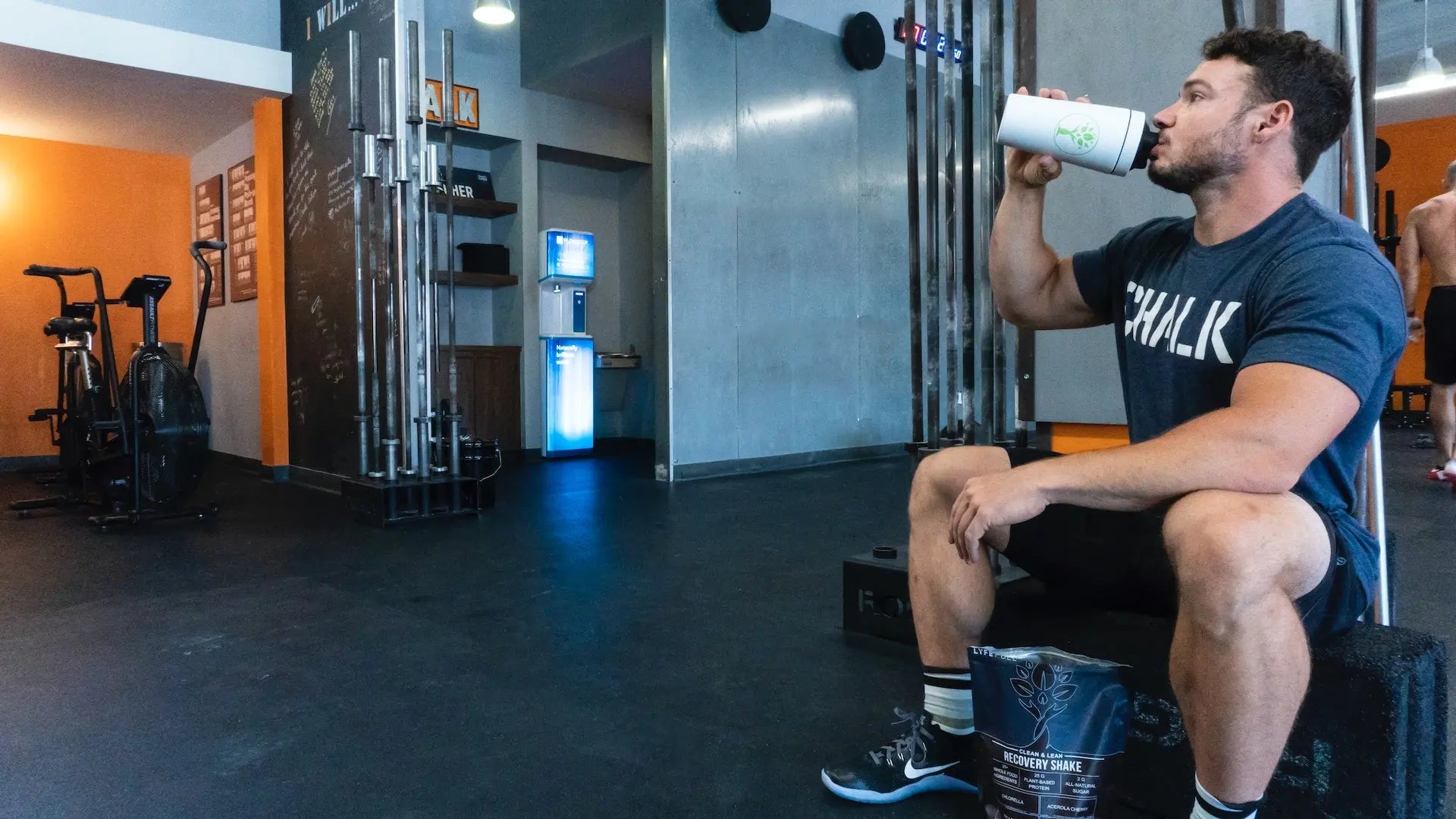 drinking whey protein