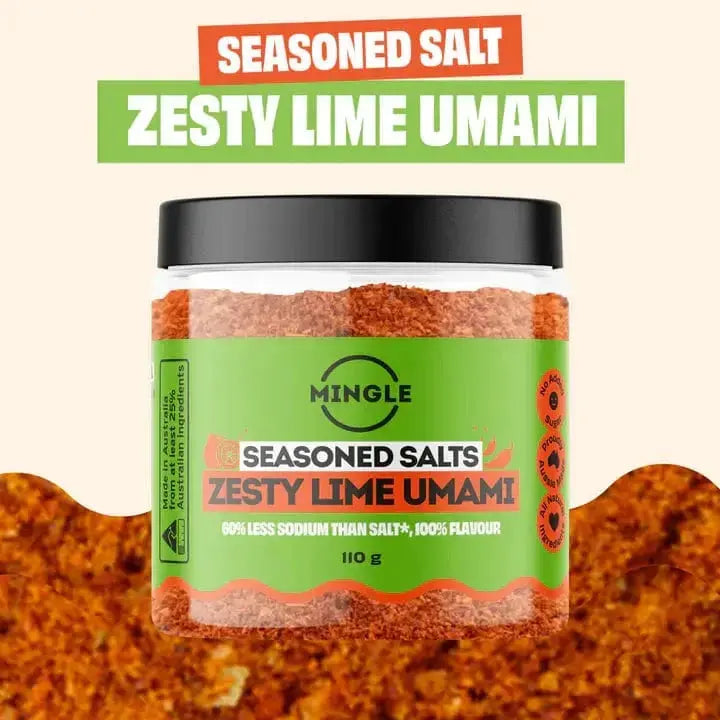 Mingle Chilli and Lime Seasoned Salt jar for adding citrus and chilli flavour