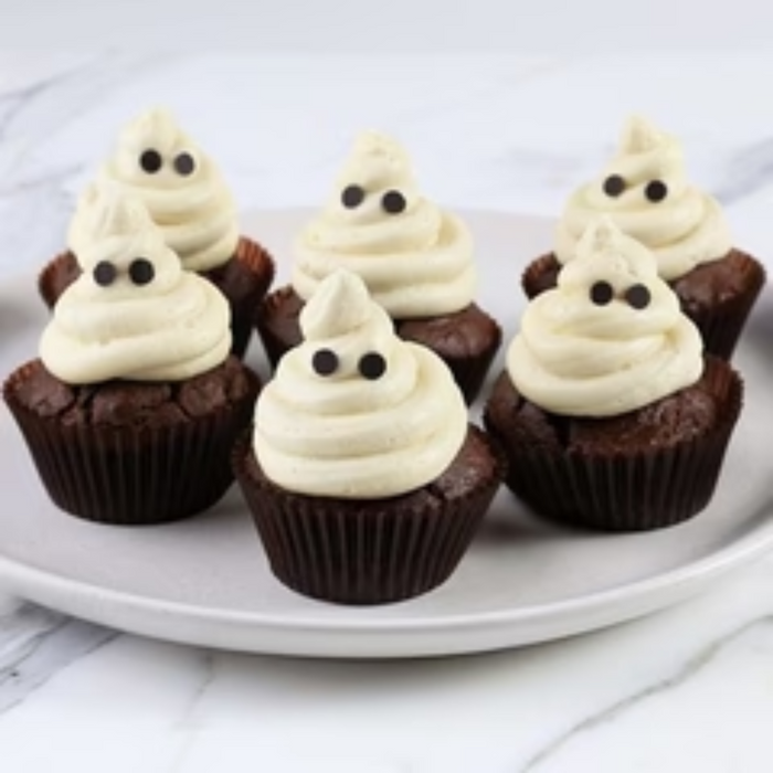 Spooky Ghost Cupcakes