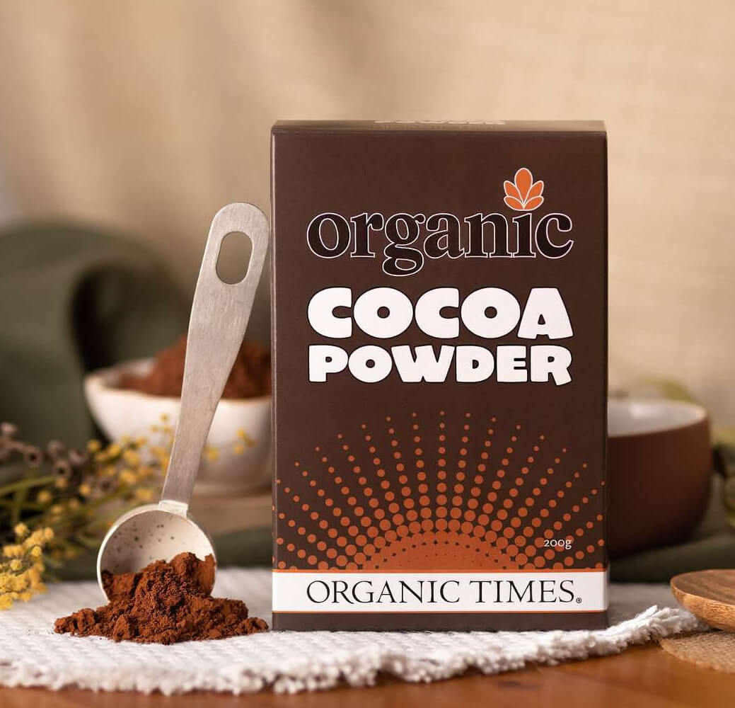Bake Better with Organic Times Cocoa Powder