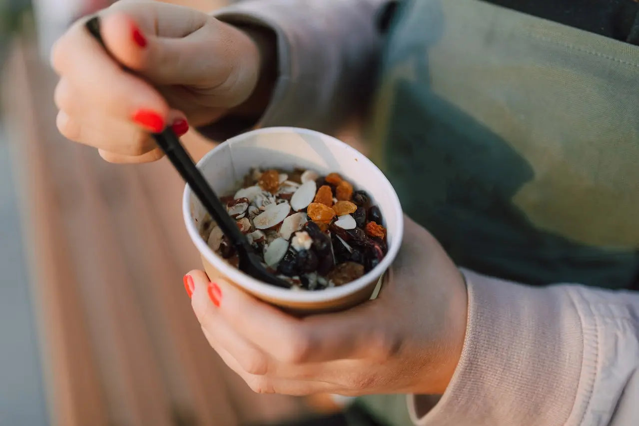 woman eating