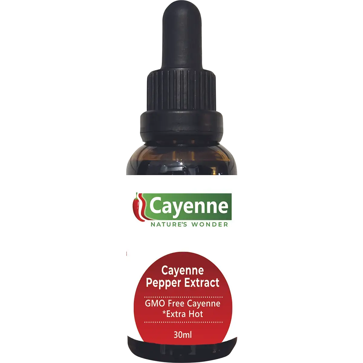 Cayenne Nature's Wonder Cayenne Pepper Extract with dropper 30ml