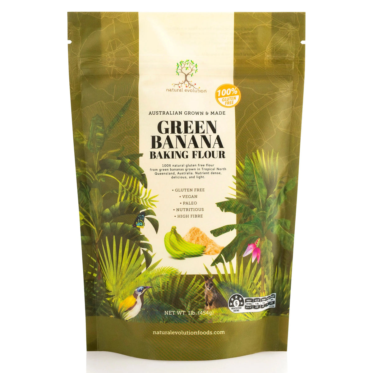 Natural Evolution Green Banana Baking Flour 454g