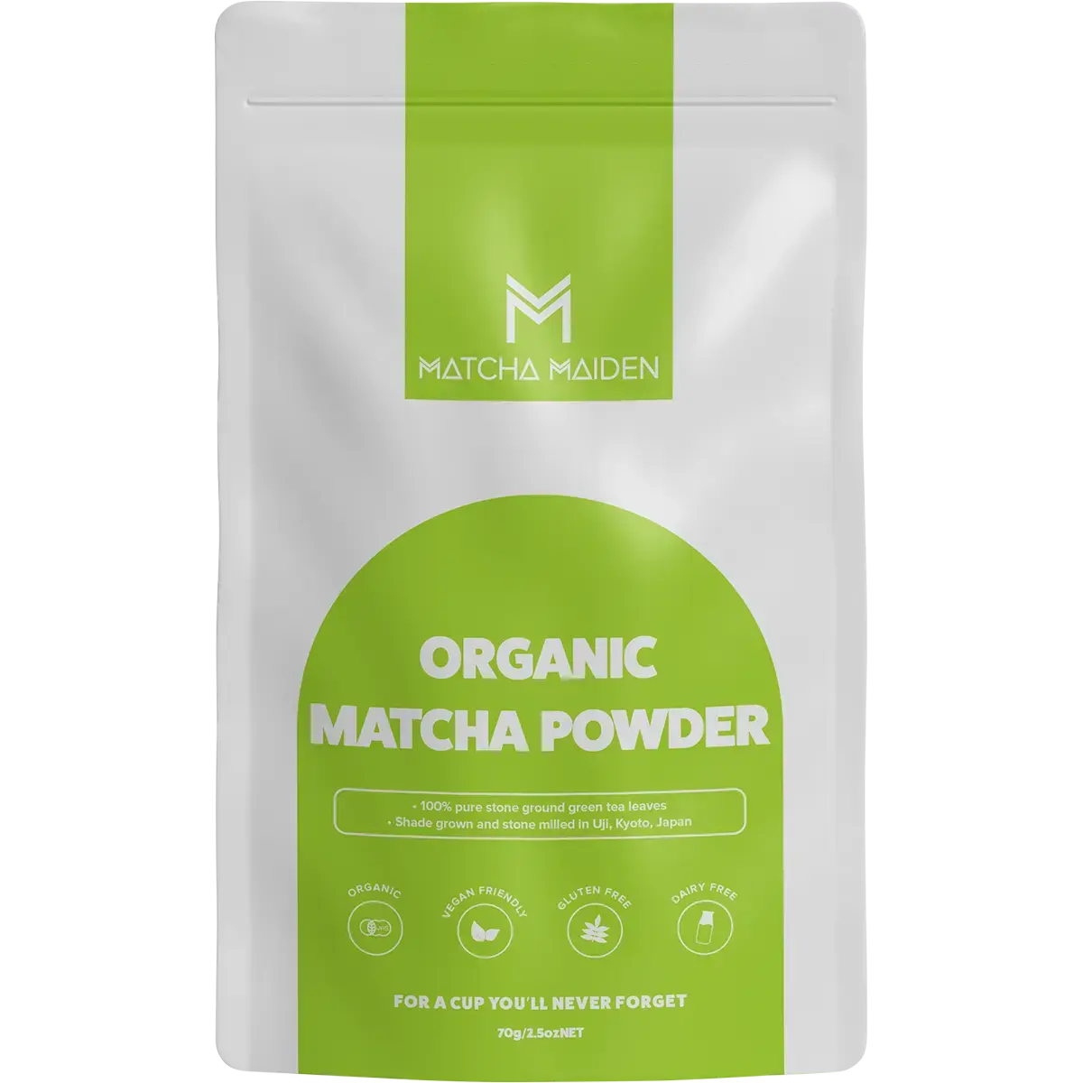 Matcha Maiden Matcha Green Tea Powder 100% Pure Stone Ground