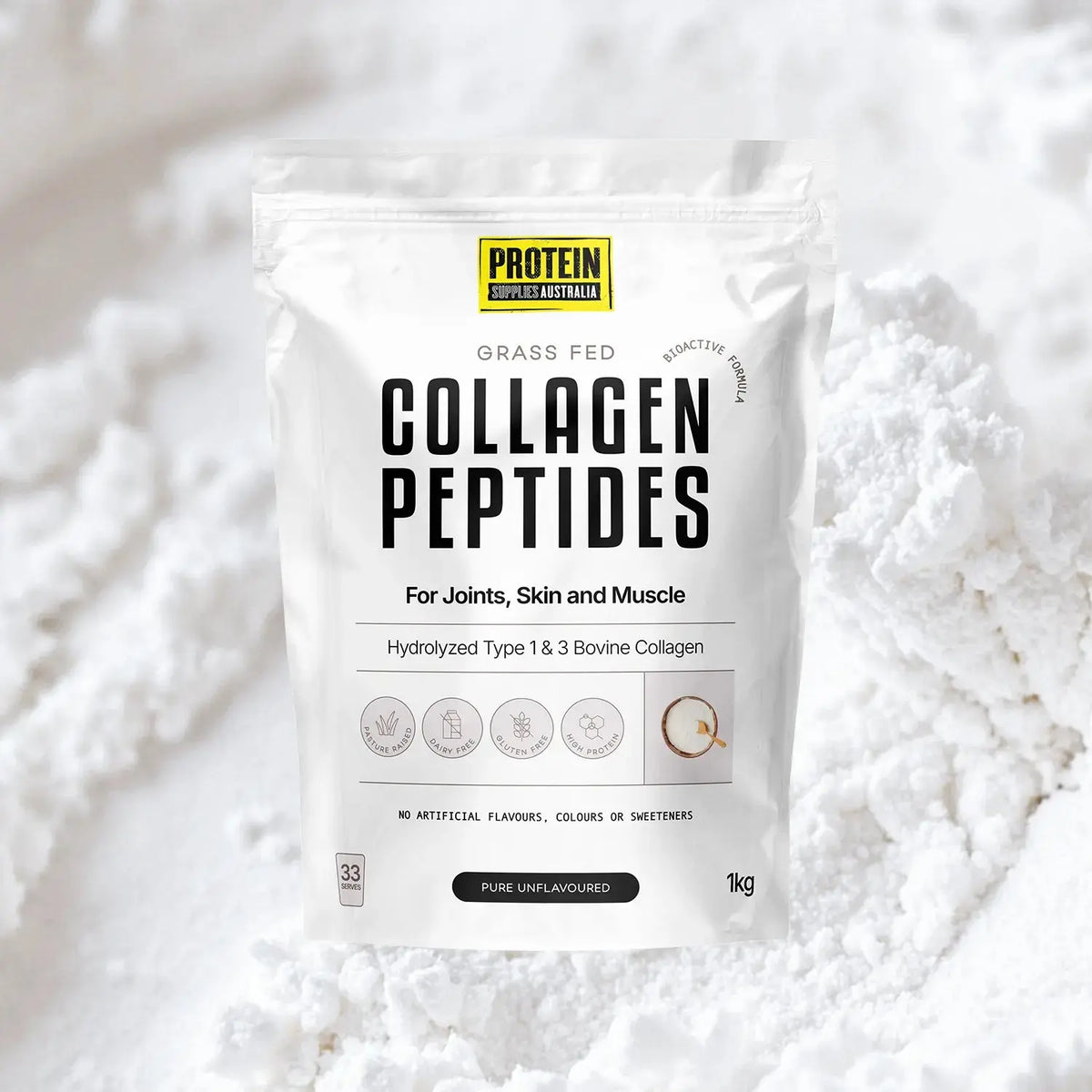 Protein Supplies Australia Collagen Peptides Unflavoured 1kg