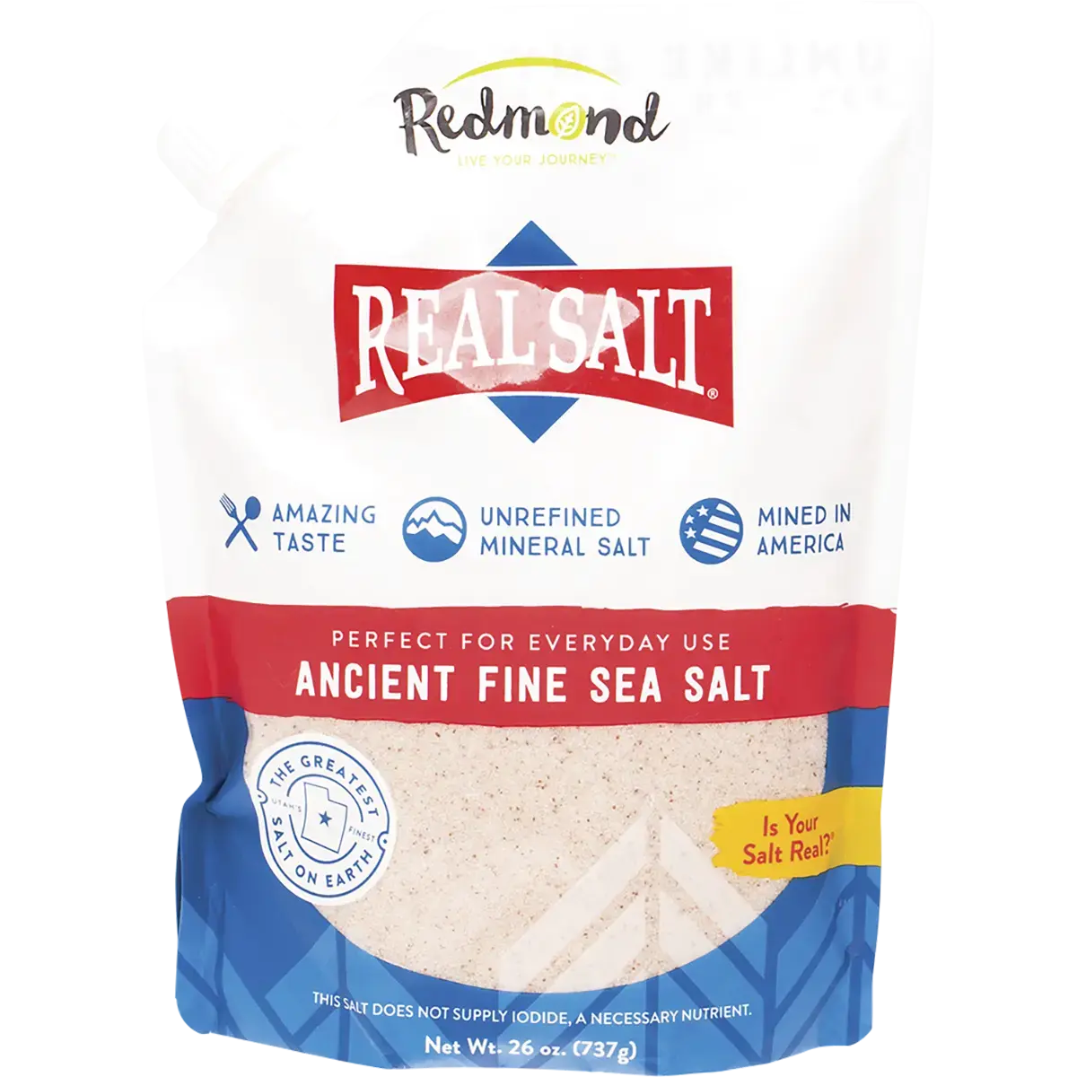 Redmond Real Salt Ancient Sea Salt Fine 737g