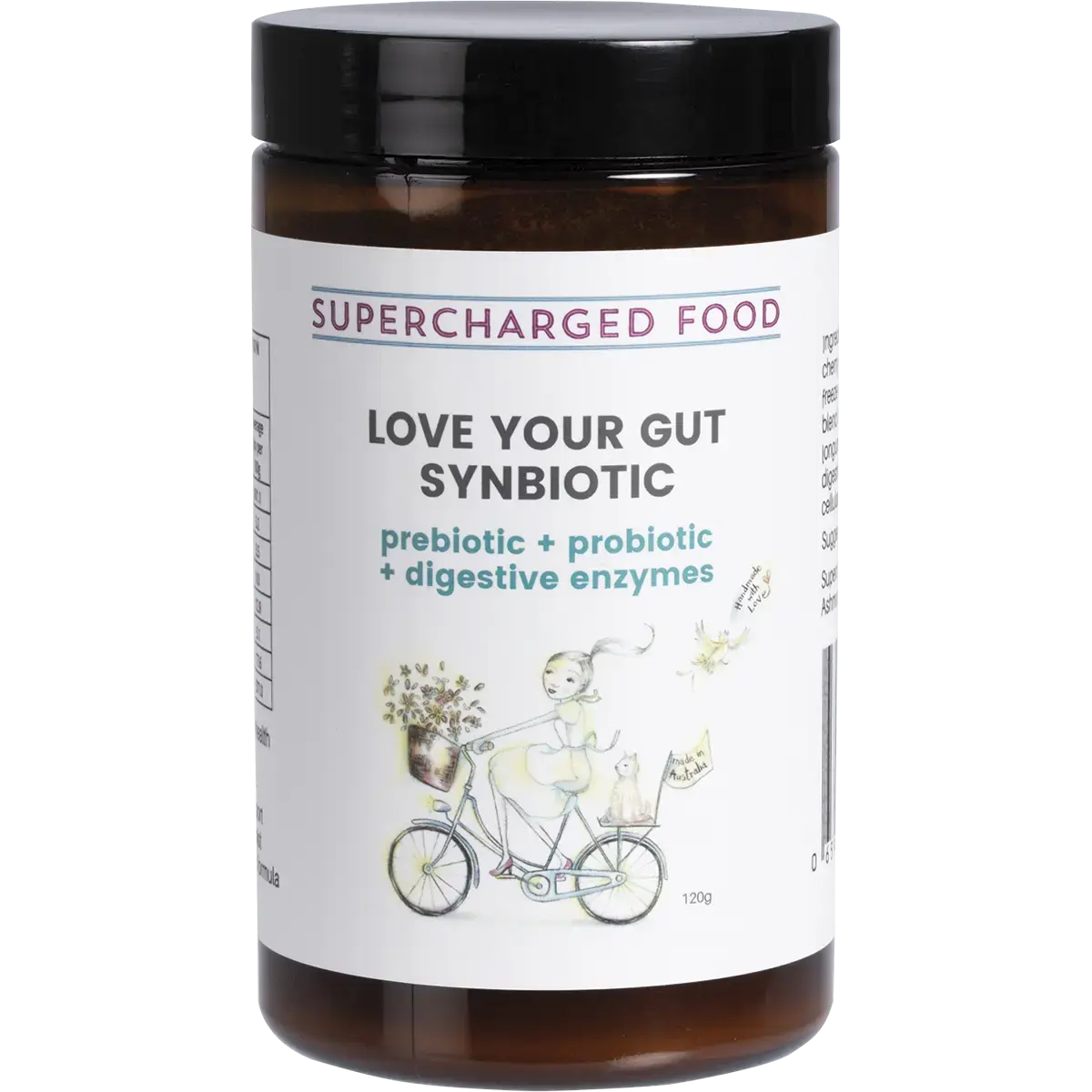 Supercharged Food Love Your Gut Synbiotic Powder Pre and Probiotic 120g