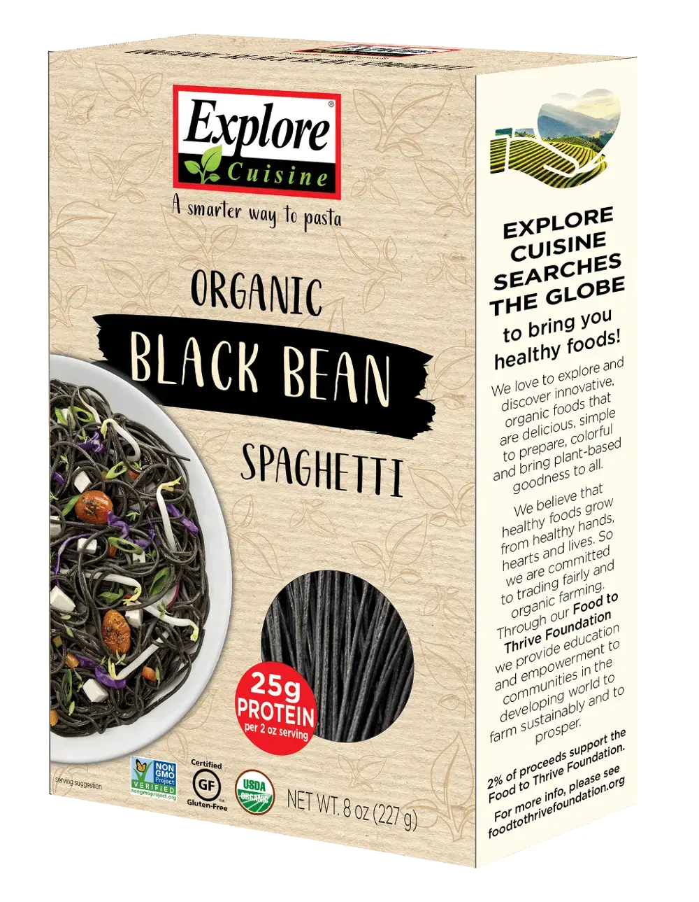 Explore Cuisine Black Bean Spaghetti 6 x 200g