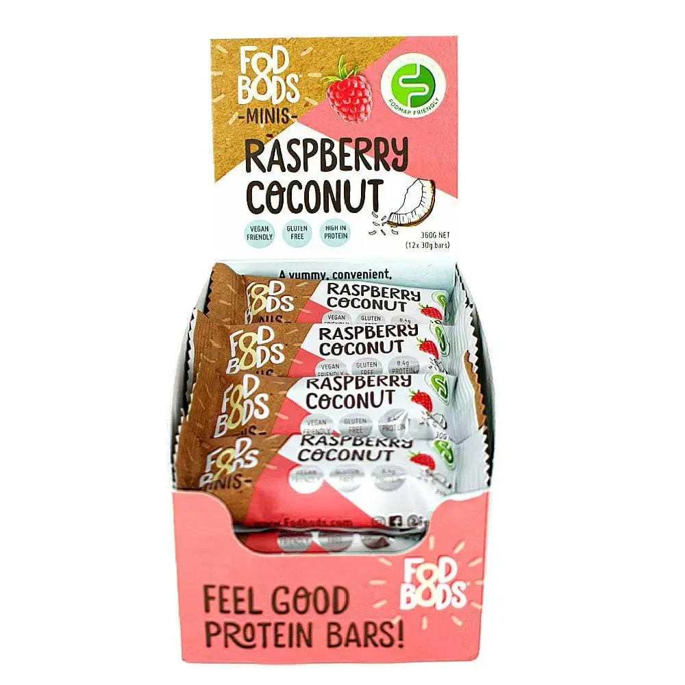 Fodbods Raspberry Coconut 12x 30g Bars