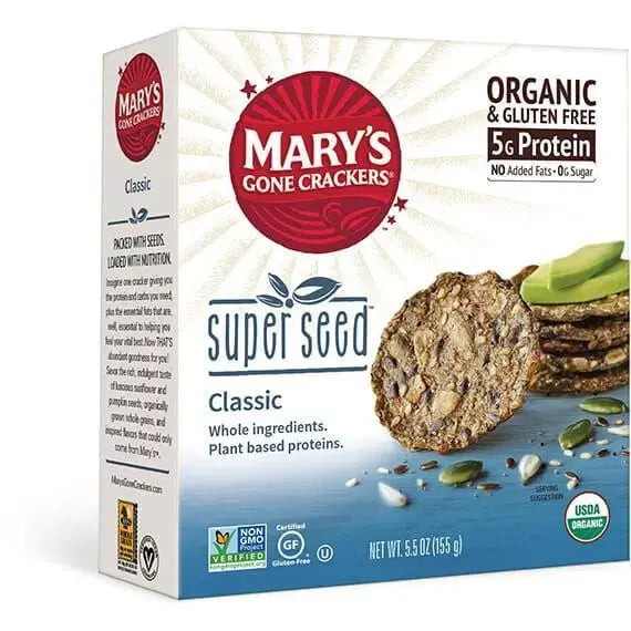 Mary's Gone Crackers Super Seed Crackers