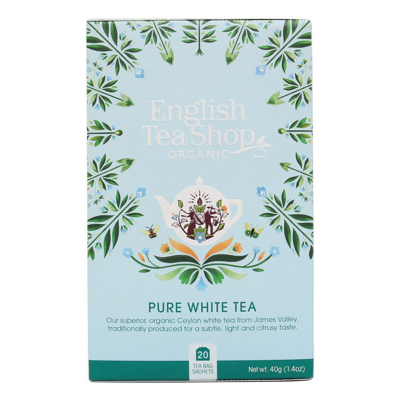 English Tea Shop Organic White Tea Teabags (PACKET OF 20 SACHETS)