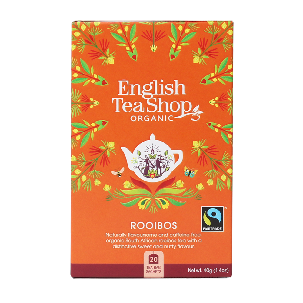 English Tea Shop Organic Rooibois Teabags (PACKET OF 20 SACHETS)