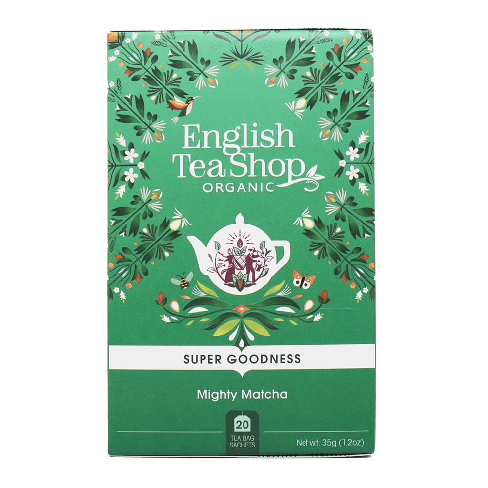 English Tea Shop Organic Mighty Matcha (PACKET OF 20 SACHETS)