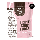 Happy Way Ashy Bines Whey Protein Powder Triple Choc Fudge 500g