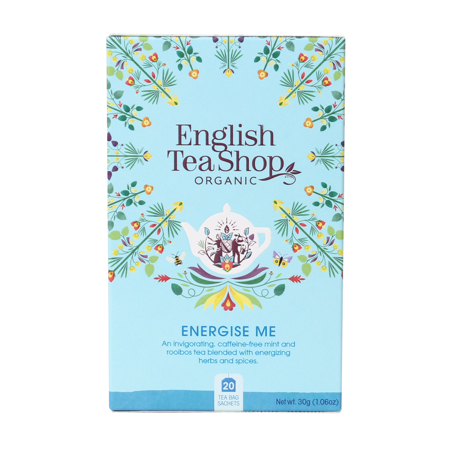 English Tea Shop Organic Wellness Tea Energize Me (PACKET OF 20 SACHETS)