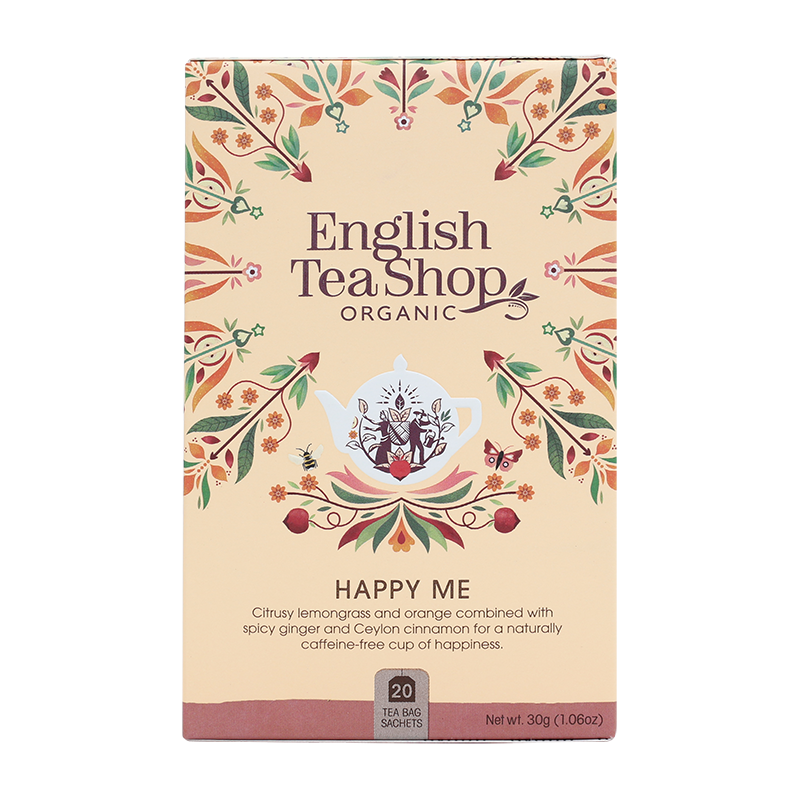 English Tea Shop Organic Wellness Tea Happy Me (PACKET OF 20 SACHETS)
