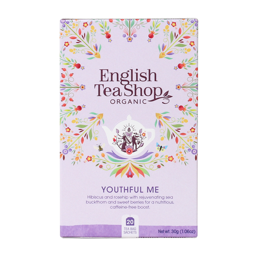 English Tea Shop Organic Wellness Tea Youthful Me (PACKET OF 20 SACHETS)