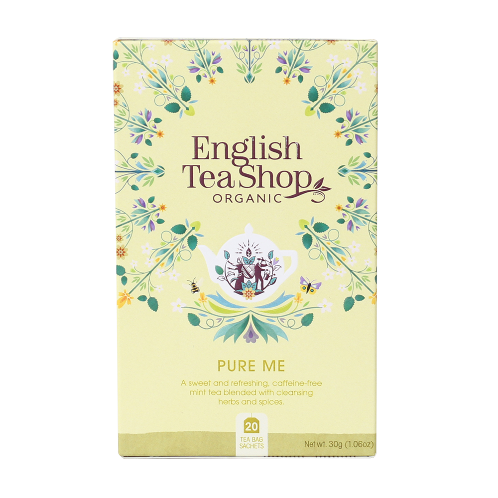 English Tea Shop Organic Wellness Tea Pure Me (PACKET OF 20 SACHETS)