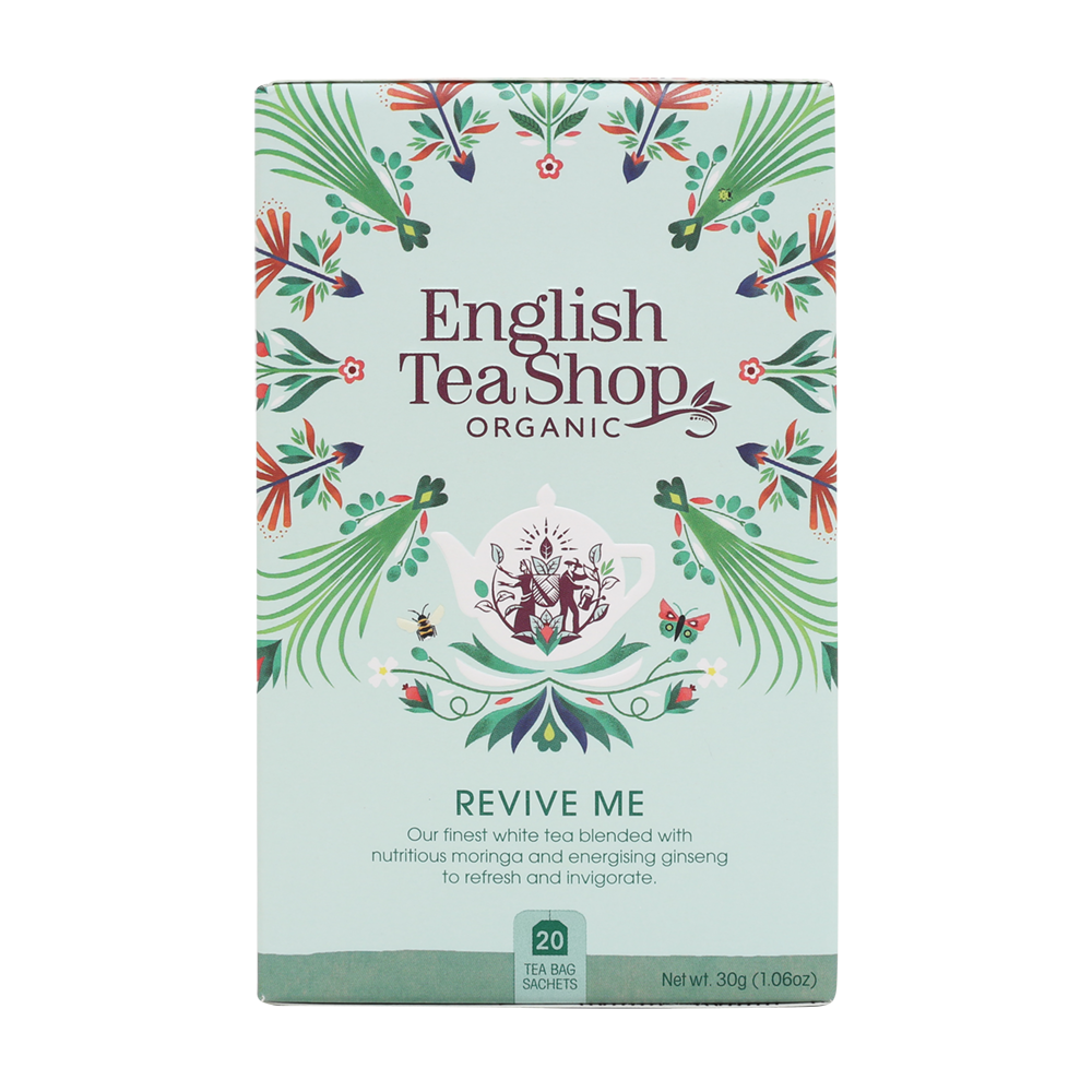 English Tea Shop Organic Wellness Tea Revive Me (PACKET OF 20 SACHETS)
