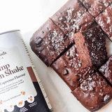 Hemp Foods Australia Chocolate Espresso Hemp Protein Shake — brownie lifestyle image