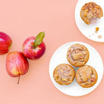 PBCO Apple Cinnamon Muffin Mix — baked apple muffins lifestyle image