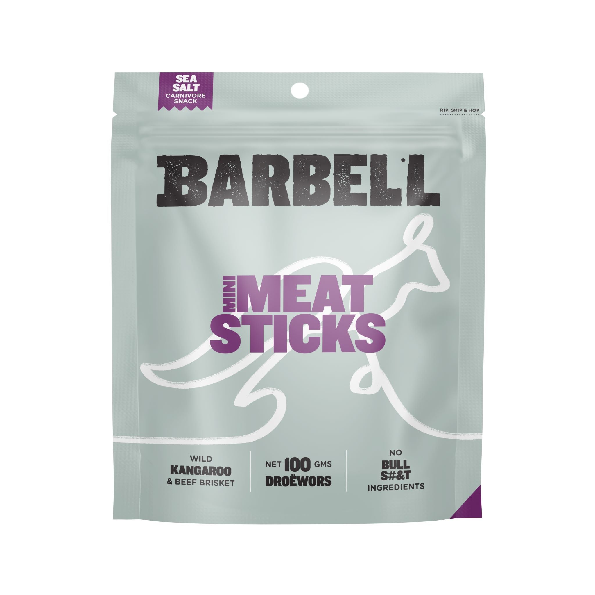 Barbell Meat Sticks Sea Salt 100g