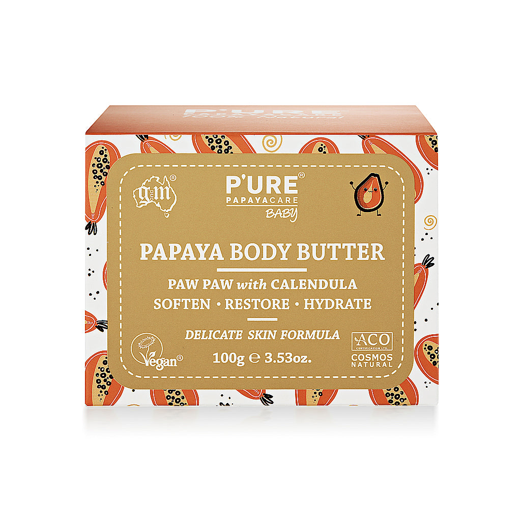 P'URE Papayacare Baby Papaya Body Butter (Calendula with Paw Paw) 100g