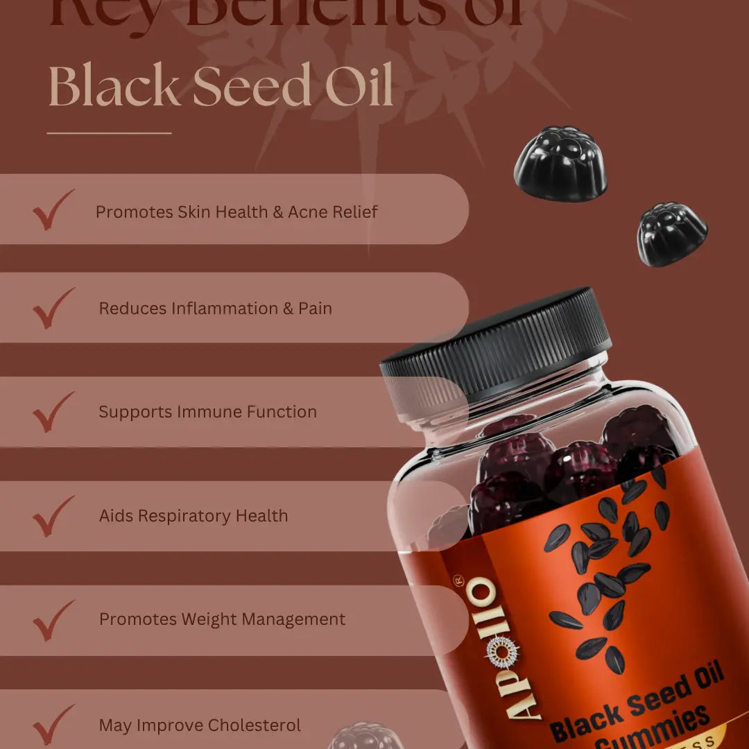 Apollo Nutraceuticals Black Seed Oil Gummies official product image 2