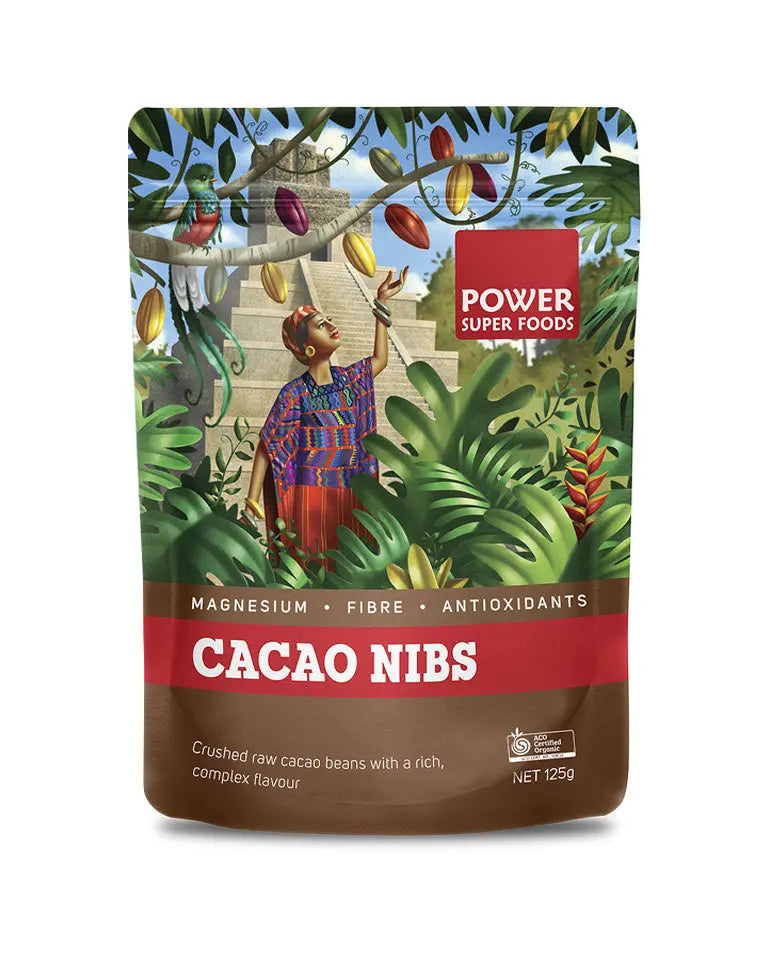Power Super Foods Organic Cacao Nibs Raw - Origin — official Power Super Foods image