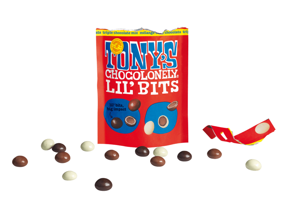 Tony’s Chocolonely Lil’Bits Triple Chocolate Mix 113g