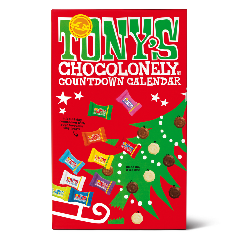 (Pre-Order) Tony's Chocolonely Countdown Chocolate Advent Calendar 225g