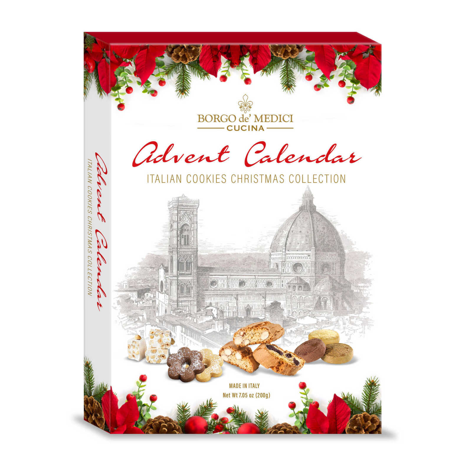 Borgo de Medici - Italian Cookies Advent Calender 200g