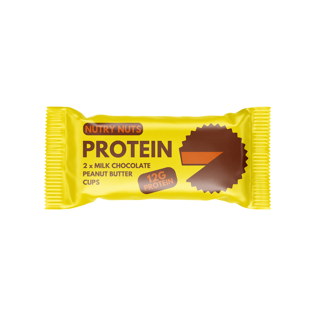 Nutry Nuts Protein Peanut Butter Cups Milk Chocolate 12x42g